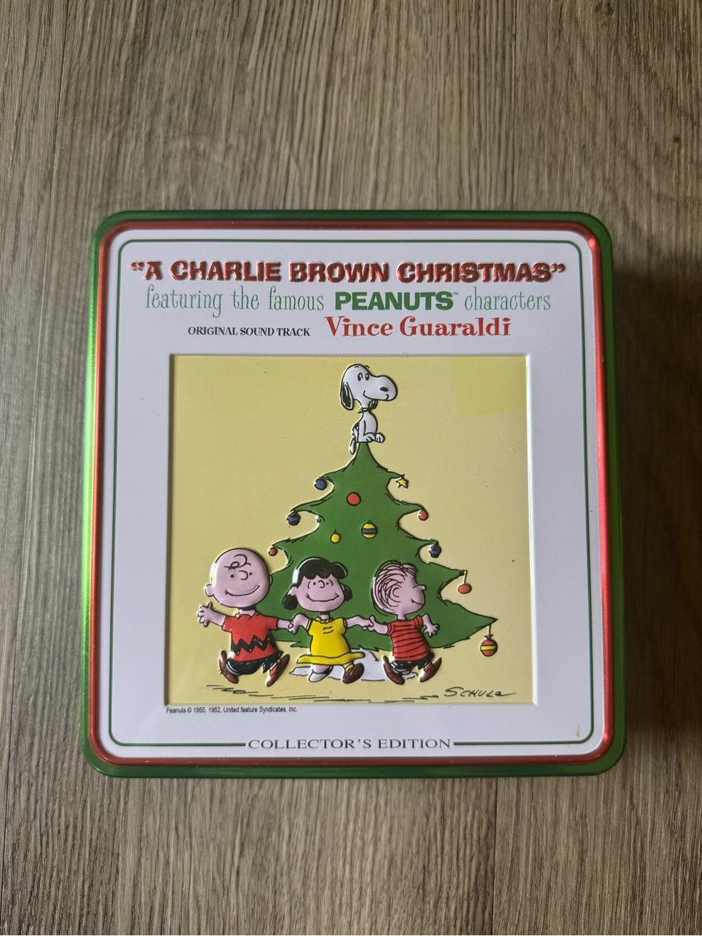 A Charlie Brown Christmas Soundtrack Collector’s Edition tin with 3 CDs